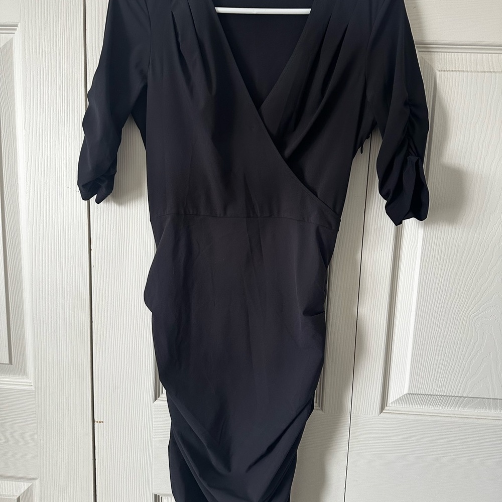 RACHEL Rachel Roy Black Midi Dress